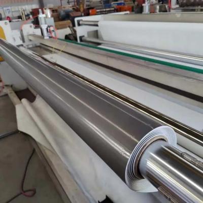 China Reinforced with fabric heating weldable white polyvinyl chloride anti-uv waterproof membrane for sale