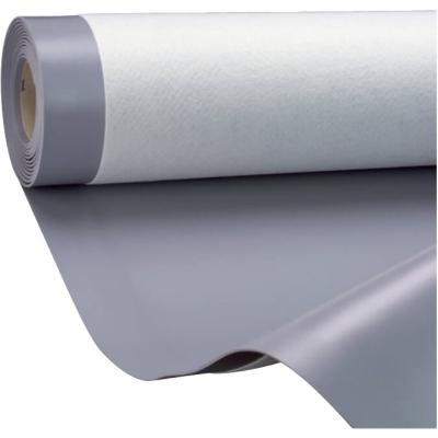 China Long life to be over 20 years Polyester Mesh Reinforced PVC construction roof waterproof membrane for sale