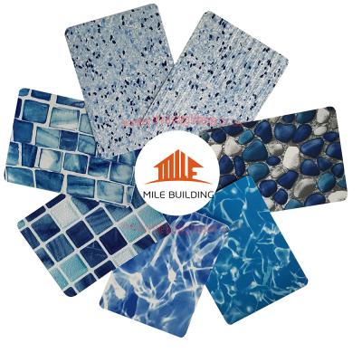 China Replacement Liner Reinforced PVC Pool Liner for Swimming Pool Waterproofing for sale