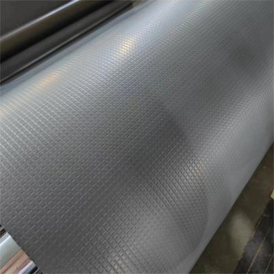 China Color Customizable Embossed Three Layers Aluminum Foil for Butyl/Bitumen Tape for sale