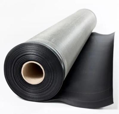 China Black White Anti-aging fire resistance self adhesive Formula vulcanized epdm rubber concrete wood terrace roof membrane for sale