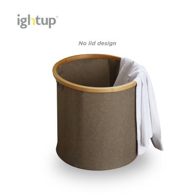 China New arrival minimalist bamboo basket secret laundry basket for sale