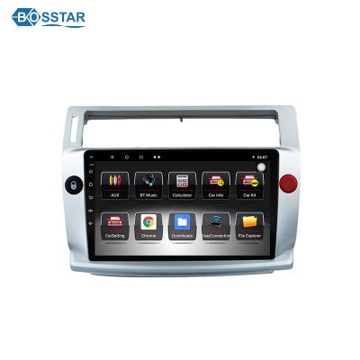 China Android GPS Car DVD Player Radio Multimedia Player GPS Stereo Audio Navigation For Citroen C4 2004-2009 for sale