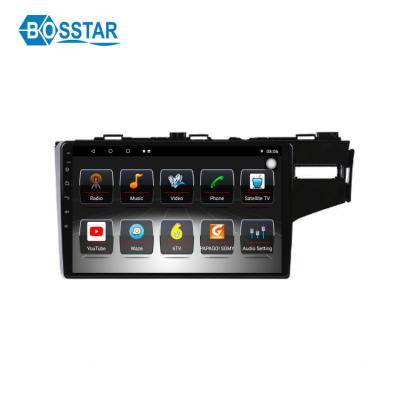 China Bosstar Multi-touch Capacitive Screen Car DVD Player 10 Inch Android DSP Head Unit Car Audio System GPS Navigation For Honda Fit Jazz 2014 for sale