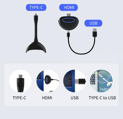 China HDMI USB Screen Mirror Dongle , TypeC Wireless Presentation System for sale