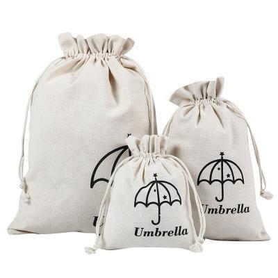 China Eco Friendly Recycled Household Organic Cotton Cheap Recycled Canvas Drawstring Bag for sale