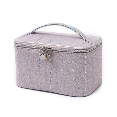 China OEM Fashion Factory Low Price High Quality Directly Large Capacity With Front Handle Big Makeup Bag for sale