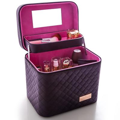 China Fashion Good Quality Multi Functional Luxury Cosmetic Packaging Box Cosmetic Storage Box for sale