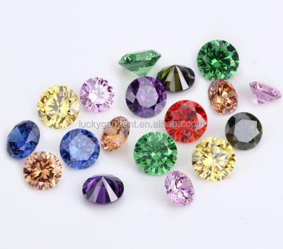 China Non Flat Back Rhinestones Best Quality Million Face Diamond Cut Gems Point Back Crystal No Back Foil for sale