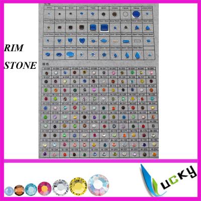 China FLATBACK FASHION! 2015 Newest Hot Fix Rim Stone Epoxy Faux Stone for sale