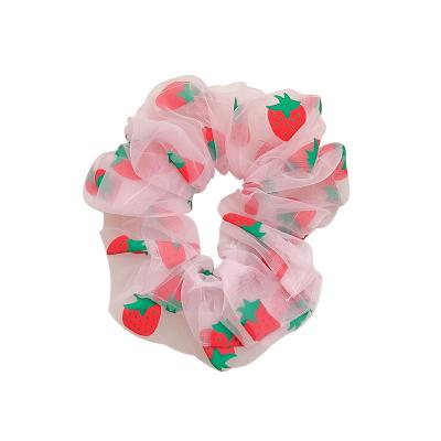 China 2021 New Sweet Cute Girl Headband Organza Hair Bands Large Hair Bundle for sale