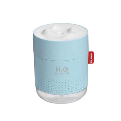 China Best Selling Car Home Mini Usb Air Humidifier With Mist 500ml Portable Ultrasonic Cool Cup Radio Handheld Colorful Light for sale