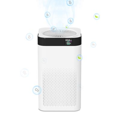 China Negative ion purification; Handle Design UV HEPA Air Purifier Lamp - Smoke Air Purifiers For Home Office for sale