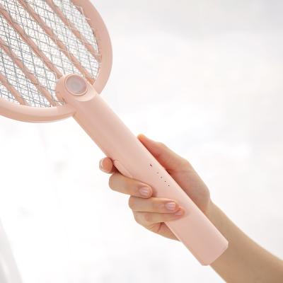 China 2020 Viable New Electric Harmless Zapper Racket Rechargeable Mosquito Skin Insect Killer Racket Killer for sale