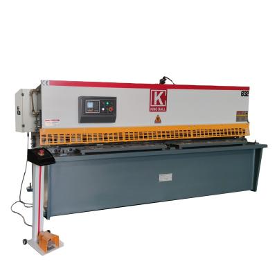 China Building Material Shops Cutting 16mm Plate Swing Hydraulic Beam Shear Machine QC12Y-16X5000 for sale