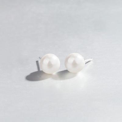 China S925 version FASHIONABLE Korean sterling silver female freshwater all-match pearl fashion personality temperament earrings for sale