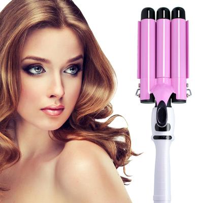 China Hair Curling Magic Hair Curling Iron Curl Curler Hair Clips Factory LCD Curling Wand Wholesale for sale