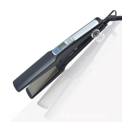 China Factory wholesale outdoor titanium hair straightener hair straightener private label LCD display machine for flat irons for sale