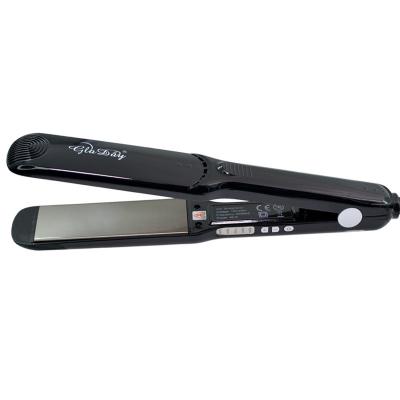 China Large Hair Straightener Good Quality Outdoor Titanium Hair Straightener Hair Flat Iron for sale