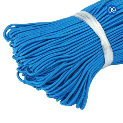 China One Elastic Cord 3mm Round Rubber Band Elastic Band For Garment Elastic Band Ear Rope String DIY Hanging Sewing Accessories for sale