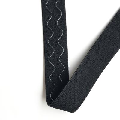 China Elastic Band Wave Silicone Rubber Strap Non-Slip Elastic DIY Belt Sport Clothes Wrist Guard Sew Accessories for sale