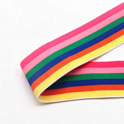 China 2021Fashion Elastic Custom Polyester Nylon Webbing Elastic Wig Bands For Women for sale