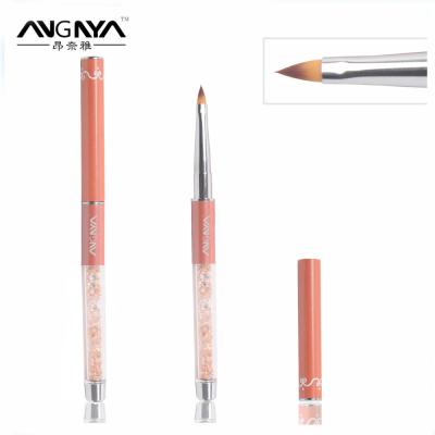 China 2020 ANGNYA NAIL Beauty Decoration Kolinsky Hair 3D Acrylic Nail Brush For Christmas for sale