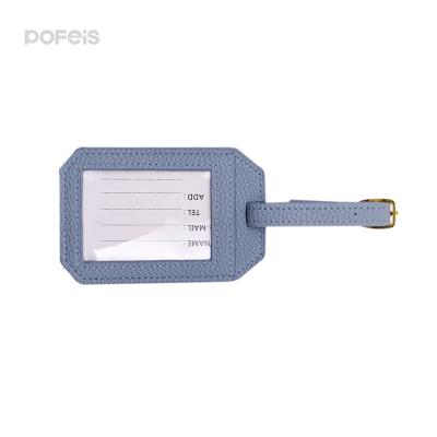 China Wholesale Customized Leather Custom Luggage Tag Travel Logo Airport Luggage Tag Personalized Baggage Tag Business Travel for sale