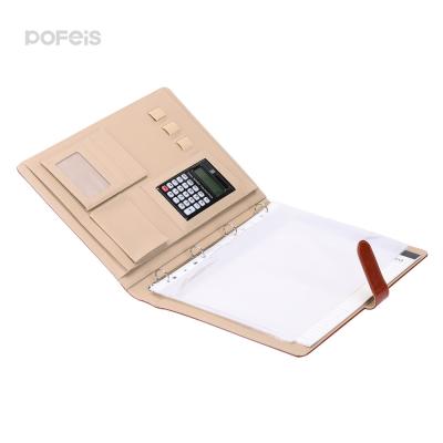 China General Size Support Staff File Magnet Latch Office Folder Business Presentation Folder with Calculator for sale