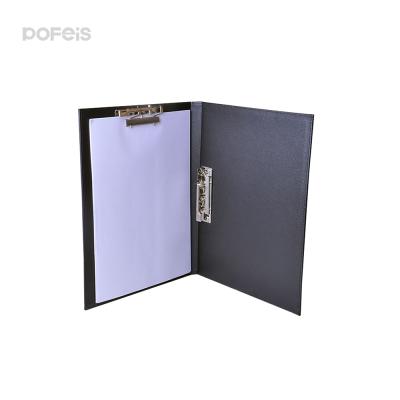 China Folders Wholesale Two Folder Pu Leather Hotel Menu Clipboard Folder Binder Design Office Document Organizer for sale