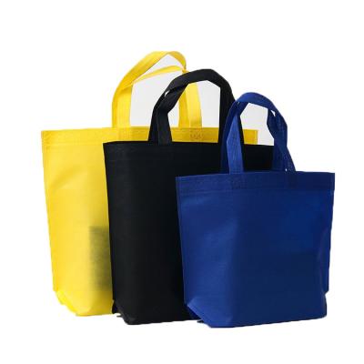 China Factory Wholesale Custom Non Reusable Logo Print Supermarket ECO Shopping Tote Woven Bag Eco-friendly for sale