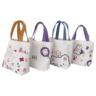 China Others Wholesale Reusable Simple Natural Color Tote Grocery Bag Cotton Canvas Promotional Eco Friendly Custom Shopping Bags For Lady for sale