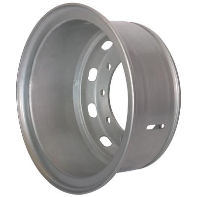 China 8.00V-20 heavy truck steel wheel rims 20 inch pipe shaped steel wheel rims supplier in China for sale