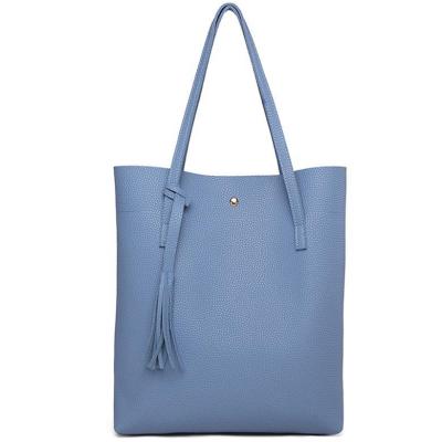 China Wholesale Cheap High Quality Small Size PU Leather Women Big Size Toss Lady Tote Bag Shoulder Lazy Bag for sale