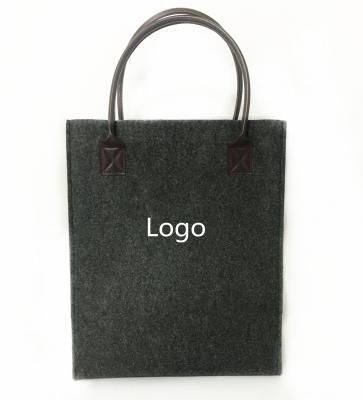 China 2021 Recyclable Fashion Fasion Toe Toe Bag Women's Single Large Shopping Bag Sheep Wool Felt Bag. Women's Bag Eco-friendly Products for sale