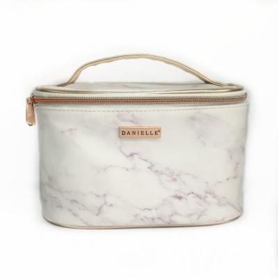 China Fashion New Large Capacity Marbled PU Bag Cosmetic Bag Can Be Customized With Logo Waterproof, Portable And Portable Toiletry for sale