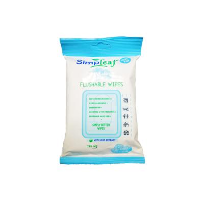 China PH Balance Best Cooling Neutral Flushable Baby Wipes In The Toilet for sale