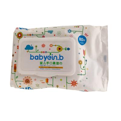 China Baby Wipes OEM Acceptable Wholesale Baby Skin Care Sensitive Skin Organic Wet Wipes Manufacturer Skin Friendly Baby Wipes for sale