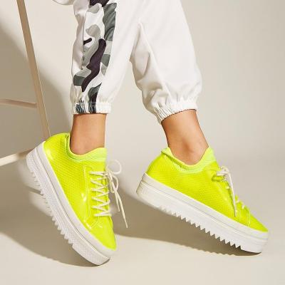 China CUSHIONING 2020 Hot Sale Custom Design Platform Heel Shoes Women Tennis Platform Shoes for sale