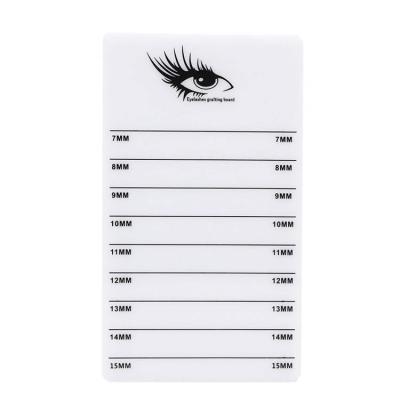 China Home Hotel Wedding Restaurant Fashion Clear Lash Tray Display False Eyelash Acrylic Tray for sale