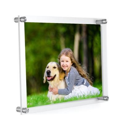 China Environmental Friendly China Manufacturer Good Price Acrylic Wall Mount Photo Frame for sale