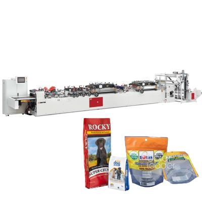 China Hotels Automatic 4 Sides Sealing Laminated Plastic Bag Food Coffee Tea Bag Machine Plastic Bag Making Machine for sale