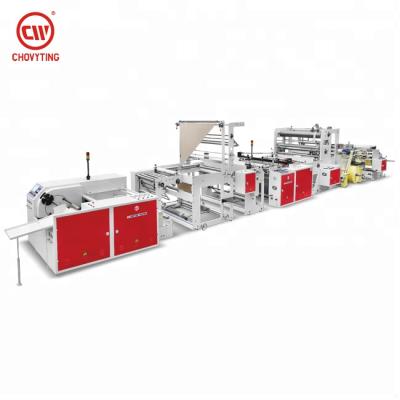 China Garment Shops Draw Strip Waste Bag On Roll Side Sealing Bag Making Machine For Punching for sale