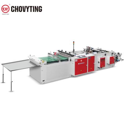 China Garment Shops Heavy Duty Packing Bottom Sealing Bag Making Machine With Double Knife for sale