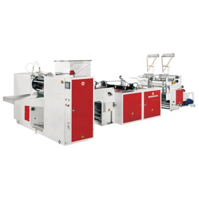 China CW-1000BR Full Automatic Direct Rewinder Rolling Scrap With Label Bag Making Machine for sale