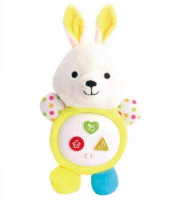 China Electric Plush Custom Moq Plush Toy Ear Plush Toy Music Box Rabbit Long Low Stuffed Toy for sale