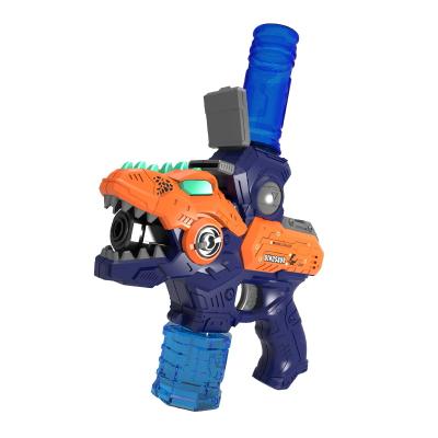 China 2022 Plastic New Electric Outdoor Game Dinosaur Bubble Gun With Light And Healthy Wedding Toys Lighting Dinosaur Bubble Animal Machine Gun for sale