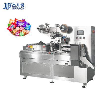 China Easy Operation Full Automatic High Speed ​​Horizonral Pillow Hard Candy Stick Sachet Packing Machine for sale