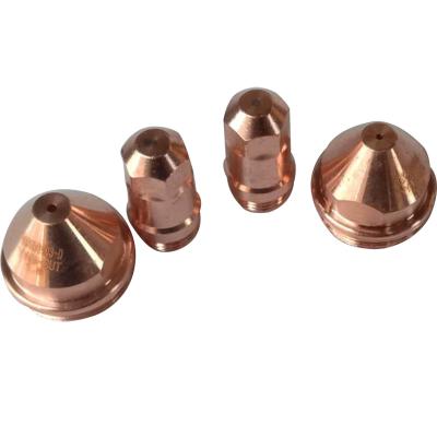 China High quality copper/PA/Rubber plasma cutting torch Yueyang YGX100 electrode and nozzle for sale