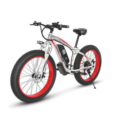 China Aluminum alloy electric mountain bike 26 inch snow bike 1000w folding electric fat bike for sale